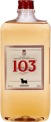 17,95 € | Brandy Conhaque Osborne 103 Etiqueta Blanca PET Espanha Garrafinha 1 L