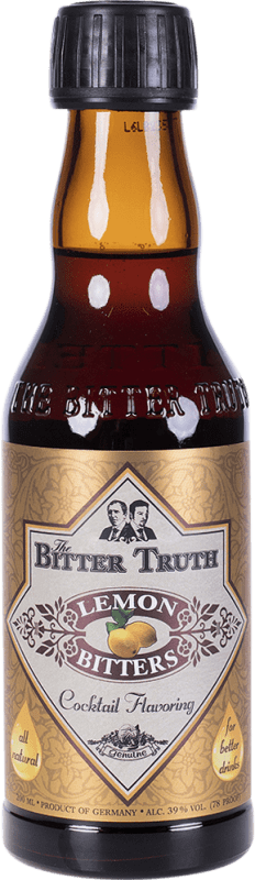32,95 € Spedizione Gratuita | Schnapps Bitter Truth Bottiglietta 20 cl Lemon — Limone