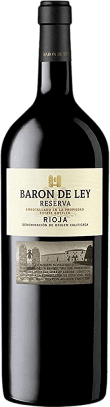 98,95 € 免费送货 | 红酒 Barón de Ley Madera 预订 D.O.Ca. Rioja 瓶子 Jéroboam-双Magnum 3 L