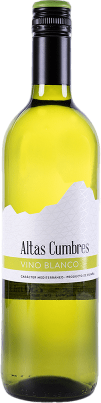 Envoi gratuit | Vin blanc Altas Cumbres Blanco Espagne Verdejo 75 cl