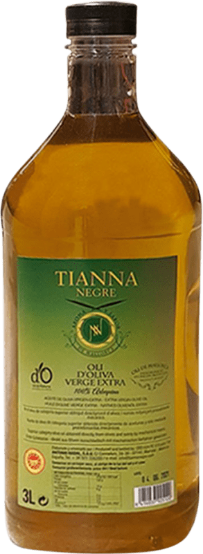 77,95 € 免费送货 | 橄榄油 Tianna Negre D.O. Oli de Mallorca 玻璃瓶 3 L