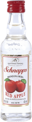 Free Shipping | Schnapps Antonio Nadal Chupito Spain Miniature Bottle 4 cl Red Apple