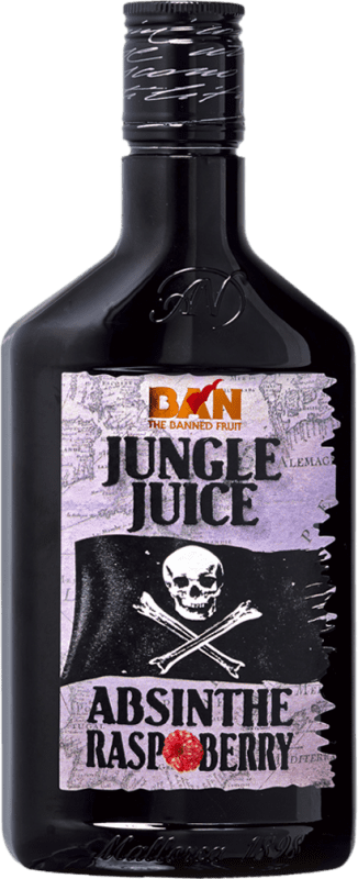 Spedizione Gratuita | Assenzio Antonio Nadal BAN The Banned Fruit Jungle Spagna Piccola Fiaschetta 35 cl Raspberry — Lampone