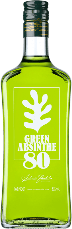 Envio grátis | Absinto Antonio Nadal 80 Green Espanha 70 cl