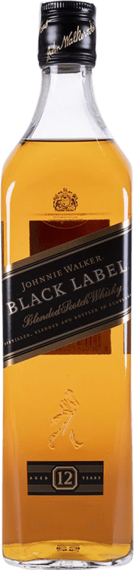 38,95 € | Виски смешанные Johnnie Walker Black Label sin Dosificador Шотландия Объединенное Королевство 70 cl