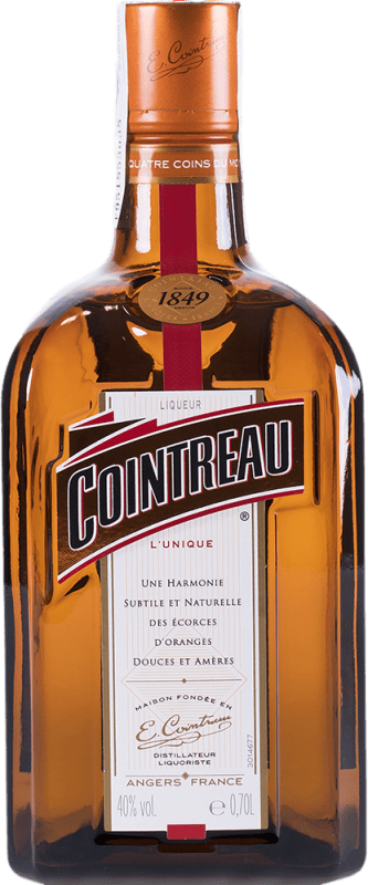 免费送货 | 三重秒 Cointreau Sin Dosificador 法国 70 cl