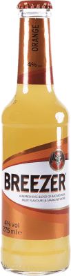 77,95 € Kostenloser Versand | 24 Einheiten Box Mixer Bacardí Breezer Kleine Flasche 27 cl Orange