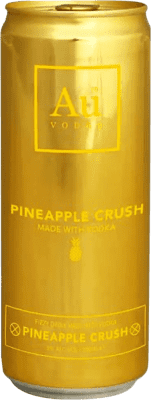 Kostenloser Versand | 12 Einheiten Box Getränke und Mixer Au Pineapple Crush Großbritannien Alu-Dose 33 cl