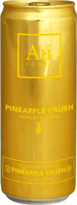 Бесплатная доставка | Коробка из 12 единиц Напитки и миксеры Au Pineapple Crush Объединенное Королевство Банка 33 cl