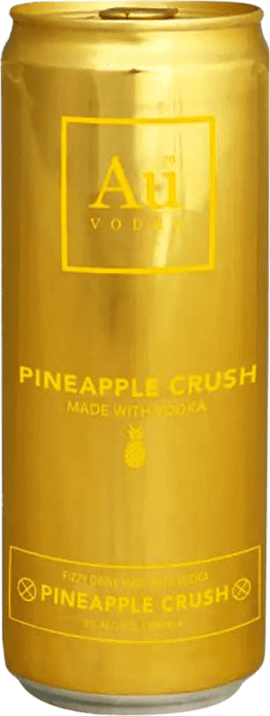 66,95 € Free Shipping | 12 units box Mixer Au Crush Can 33 cl Pineapple