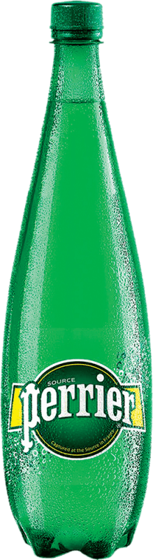 Kostenloser Versand | 6 Einheiten Box Wasser Nestle Waters Perrier Frizzante — Perlwein, Mineral Natural — Natürliches Mineral Frankreich 1 L PET