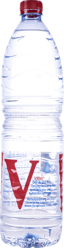Free Shipping | 6 units box Water Vittel France Special Bottle 1,5 L PET