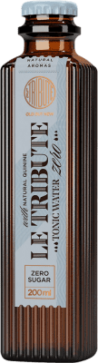 Envio grátis | Caixa de 24 unidades Refrigerantes MG Le Tribute Sem Açúcar Espanha Garrafinha 20 cl Tonic Water — Tónica