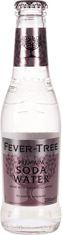 Бесплатная доставка | Коробка из 24 единиц Безалкогольные напитки Fever-Tree Объединенное Королевство Мини-бутылка 20 cl Soda — Сода