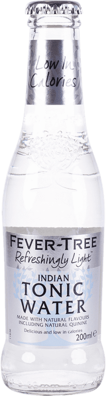 Kostenloser Versand | 24 Einheiten Box Softdrinks Fever-Tree Light Großbritannien Kleine Flasche 20 cl Tonic Water