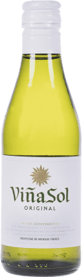 64,95 € | 24 Einheiten Box Weißwein Torres Viña Sol Blanco D.O. Penedès Spanien Kleine Flasche 20 cl