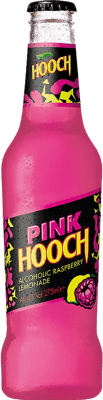 Бесплатная доставка | Коробка из 24 единиц Миксер Hooch Raspberry Lemonade Frambuesa Pink — Розовый Объединенное Королевство Мини-бутылка 27 cl