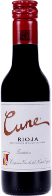 105,95 € Spedizione Gratuita | Scatola da 24 unità Vino Rosso Norte de España - CVNE Cune Crianza — Invecchiato in Botte D.O.Ca. Rioja Bottiglietta 20 cl