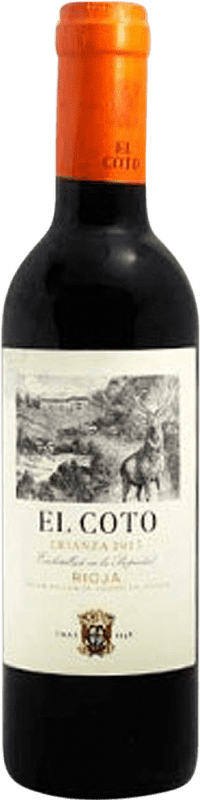 85,95 € Free Shipping | 24 units box Red Wine Coto de Rioja Crianza — Aged D.O.Ca. Rioja Small Bottle 20 cl