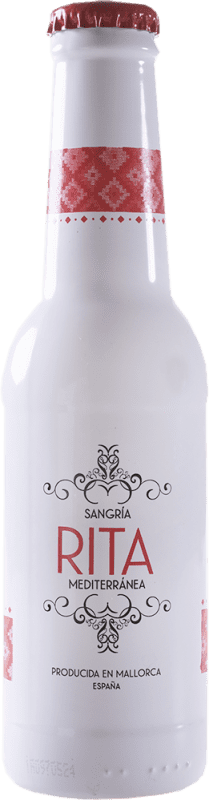 141,95 € Free Shipping | 24 units box Sangria Wine Lemonade Rita Mediterránea Small Bottle 20 cl