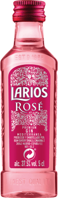 45,95 € | 盒装20个 金酒 Larios Rosé 西班牙 微型瓶 5 cl