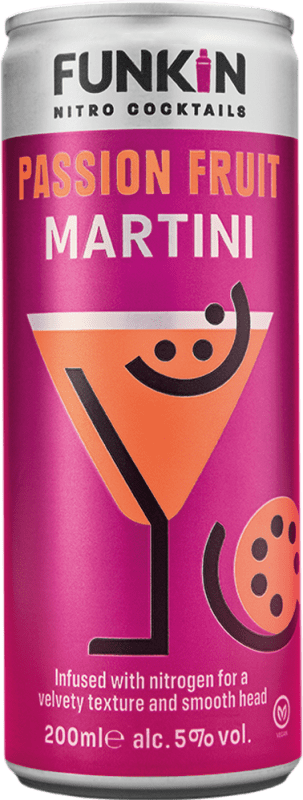 Kostenloser Versand | 12 Einheiten Box Mixer Funkin Nitro Passiont Fruit Martini Vereinigte Staaten Dose 20 cl