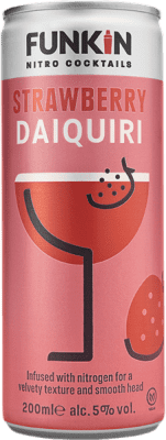 Бесплатная доставка | Коробка из 12 единиц Напитки и миксеры Funkin Nitro Daiquiri Fresa Соединенные Штаты Банка 20 cl