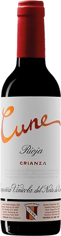 104,95 € 送料無料 | 12個入りボックス 赤ワイン Norte de España - CVNE Cune Tinto 高齢者 D.O.Ca. Rioja ハーフボトル 37 cl