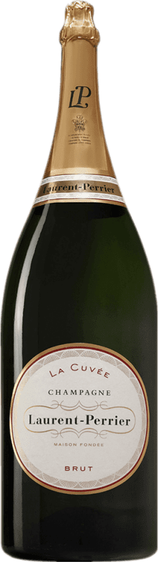 2 409,95 € Бесплатная доставка | Белое игристое Laurent Perrier La Cuvée брют A.O.C. Champagne Бутылка Бальтазара 12 L