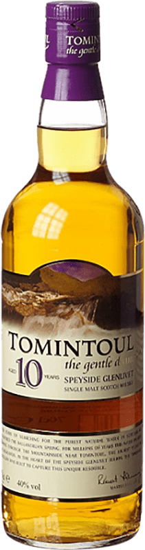 Free Shipping | Whisky Single Malt Tomintoul Speyside United Kingdom 10 Years 1 L