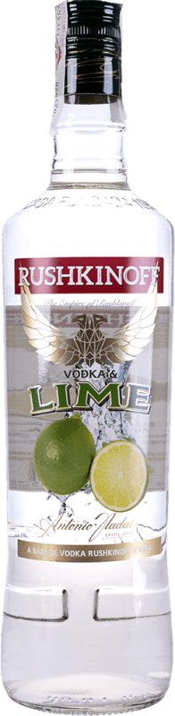 64,95 € Kostenloser Versand | Wodka Antonio Nadal Rushkinoff Citrón Lima Spezialflasche 3 L