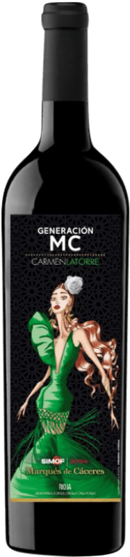 19,95 € | Vin Rouge Marqués de Cáceres Generación MC Simof Carmen La Torre Édition Limitée D.O.Ca. Rioja La Rioja Espagne Tempranillo 75 cl