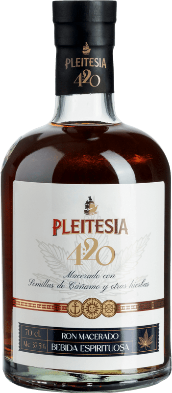 Бесплатная доставка | Ром Mediterranean Pleitesía 4:20 Андалусия Испания 70 cl