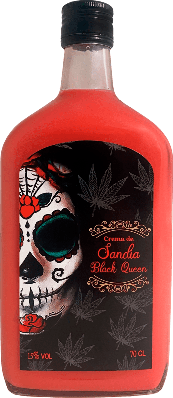 17,95 € Spedizione Gratuita | Crema di Liquore Mediterranean Black Queen Sandía — Anguria