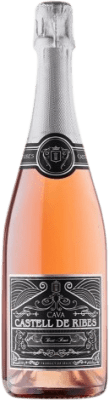 Joan Sarda Castell de Ribes Rose Brut Cava Jovem 75 cl