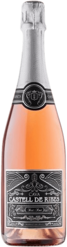 7,95 € | 桃红起泡酒 Joan Sarda Castell de Ribes Brut — 起泡酒 干型 Rosé — 桃红葡萄酒 年轻的 D.O. Cava 加泰罗尼亚 西班牙 75 cl