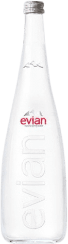 Free Shipping | Water Evian Natural France 75 cl Alcohol-Free