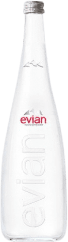 1,95 € | Wasser Evian Natural Frankreich 75 cl