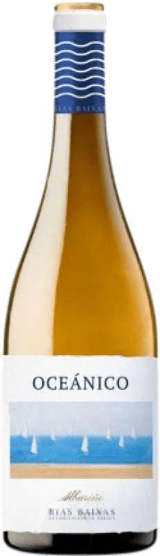 Envío gratis | Vino blanco Oceánica Oceánico Selección Joven D.O. Rías Baixas Galicia España Albariño 75 cl