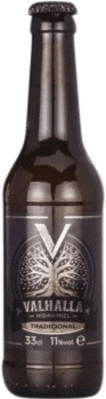8,95 € Spedizione Gratuita | Liquore alle erbe Valhalla Hidromiel Tradicional Bottiglia Terzo 33 cl