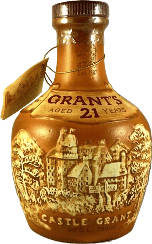 401,95 € | Купажированный виски Grant & Sons Grant's Castle Объединенное Королевство 21 Лет 70 cl