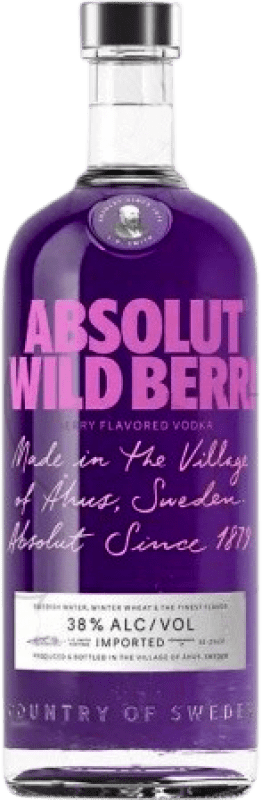 Free Shipping | Vodka Absolut Sweden 1 L Wild Berries
