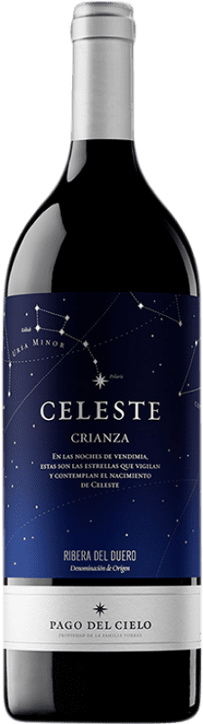 Бесплатная доставка | Красное вино Pago del Cielo Celeste старения D.O. Ribera del Duero Испания Бутылка Иеровоам-Двойной Магнум 3 L