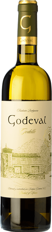 37,95 € Envío gratis | Vino Blanco Godeval D.O. Valdeorras Botella Magnum 1,5 L