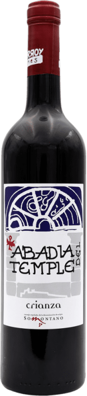 Kostenloser Versand | Rotwein Abadía del Temple Crianza — Kurze Fassreifung D.O.Ca. Rioja Spanien 75 cl