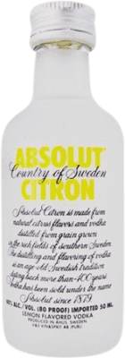 3,95 € | ウォッカ Absolut Citron スウェーデン ミニチュアボトル 5 cl