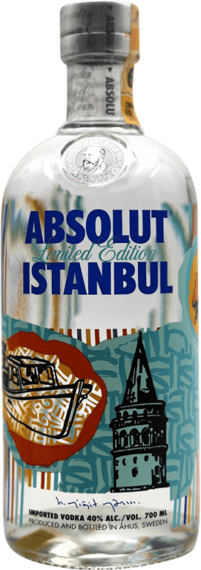 Envio grátis | Vodca Absolut Istanbul Suécia 70 cl