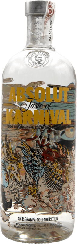 Free Shipping | Vodka Absolut Karnival Sweden 1 L