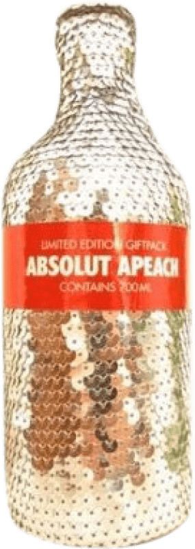 Envio grátis | Vodca Absolut Masquerade Silver Apeach Suécia 70 cl