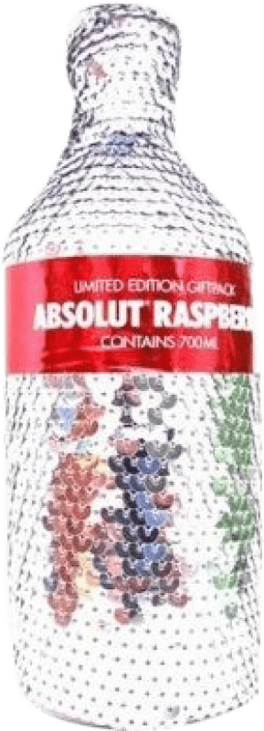 Envio grátis | Vodca Absolut Masquerade Silver Raspberri Suécia 70 cl